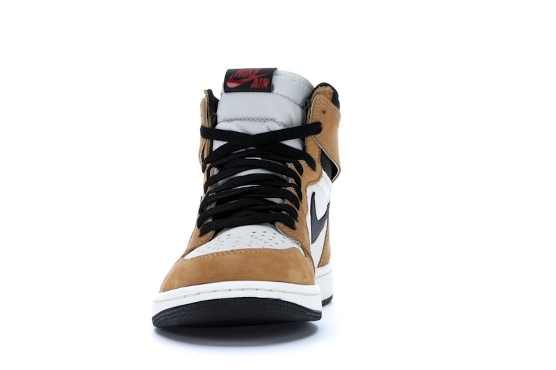 Nike Air Jordan 1 Retro High OG 'Rookie of the Year' Sneaker - Everlasting Black and Gold